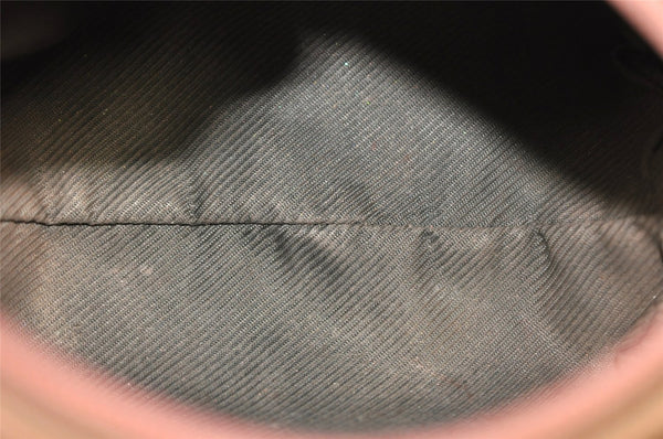 Authentic GUCCI Vintage Pouch Purse GG Canvas Leather 29596 Brown 0874K