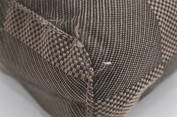 Authentic Louis Vuitton Damier Geant Citadin PM Shoulder Bag M93043 Brown 0875J