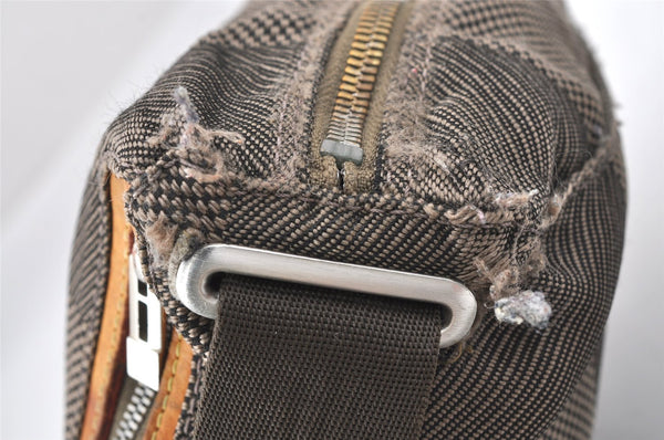 Authentic Louis Vuitton Damier Geant Citadin PM Shoulder Bag M93043 Brown 0875J