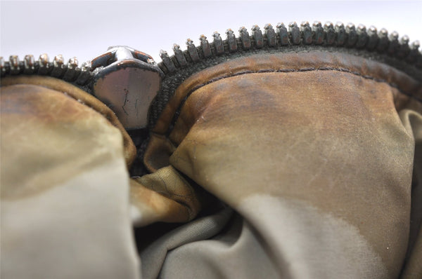 Authentic Louis Vuitton Damier Geant Citadin PM Shoulder Bag M93043 Brown 0875J