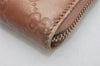 Auth GUCCI Lovely Heart Guccissima GG Leather Long Wallet 282477 Brown 0875K