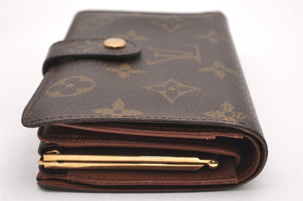 Auth Louis Vuitton Monogram Porte Monnaie Billets Viennois M61663 Wallet 0876J