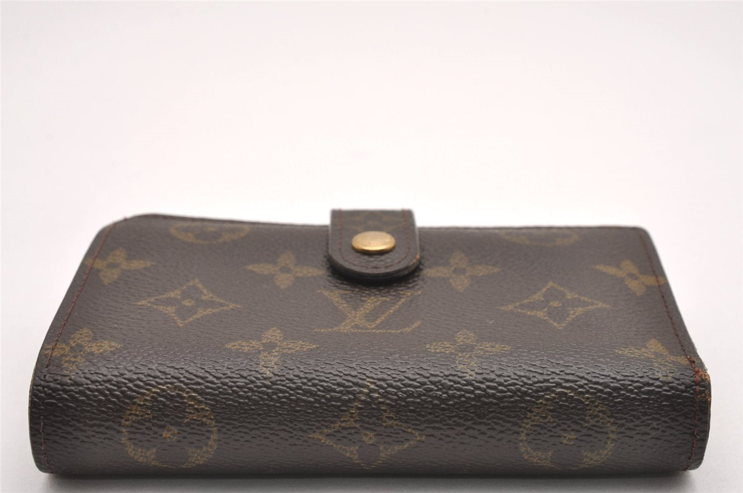 Auth Louis Vuitton Monogram Porte Monnaie Billets Viennois M61663 Wallet 0876J