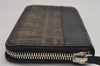 Authentic FENDI Vintage Zucca Long Wallet Purse PVC Leather Brown 0876K