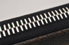 Authentic FENDI Vintage Zucca Long Wallet Purse PVC Leather Brown 0876K