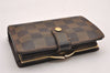 Authentic Louis Vuitton Damier Portefeuille Viennois Wallet N61674 LV 0877J