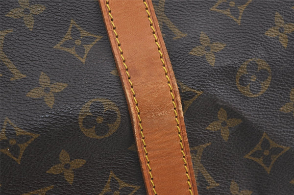 Authentic Louis Vuitton Monogram Keepall Bandouliere 55 M41414 Boston Bag 0878I