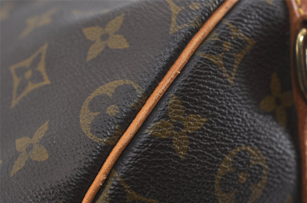 Authentic Louis Vuitton Monogram Keepall Bandouliere 55 M41414 Boston Bag 0878I