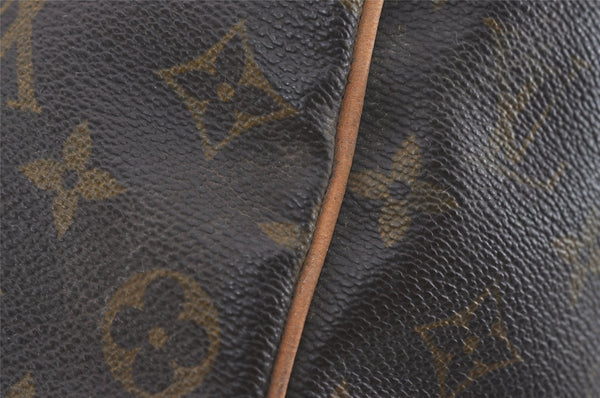 Authentic Louis Vuitton Monogram Keepall Bandouliere 50 M41416 Boston Bag 0880I