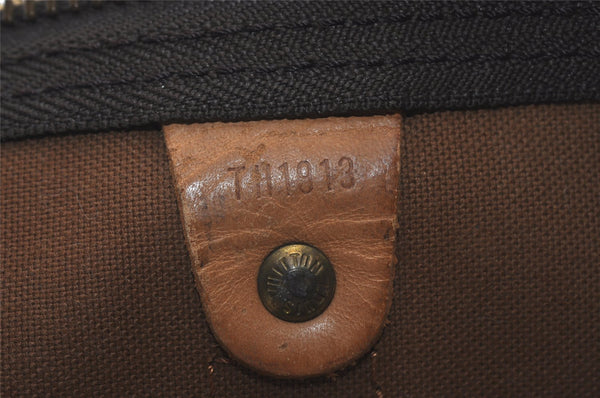Authentic Louis Vuitton Monogram Keepall Bandouliere 50 M41416 Boston Bag 0880I
