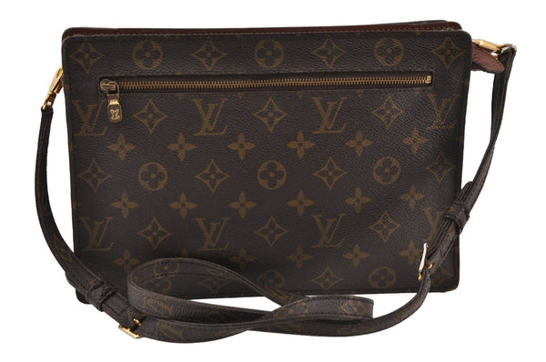 Authentic Louis Vuitton Monogram Enghien Shoulder Cross Bag M51205 LV 0881J