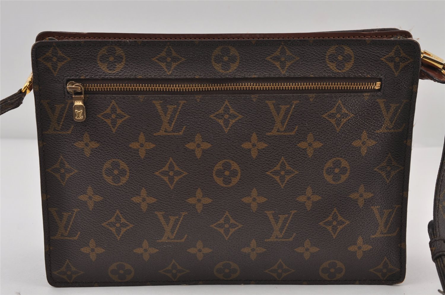 Authentic Louis Vuitton Monogram Enghien Shoulder Cross Bag M51205 LV 0881J