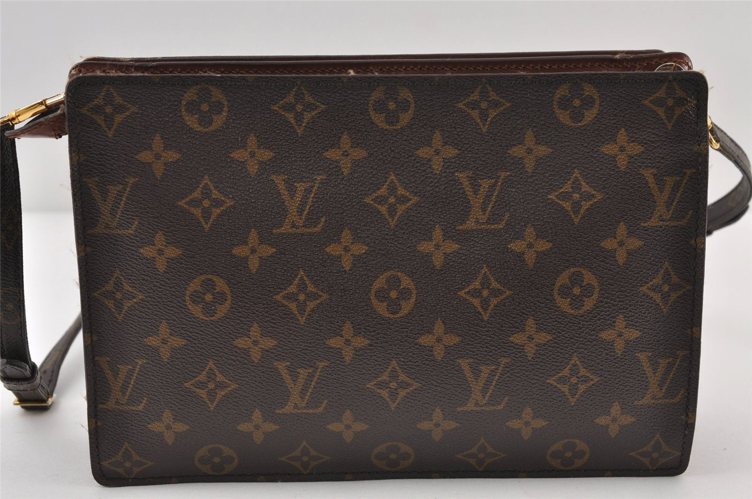 Authentic Louis Vuitton Monogram Enghien Shoulder Cross Bag M51205 LV 0881J