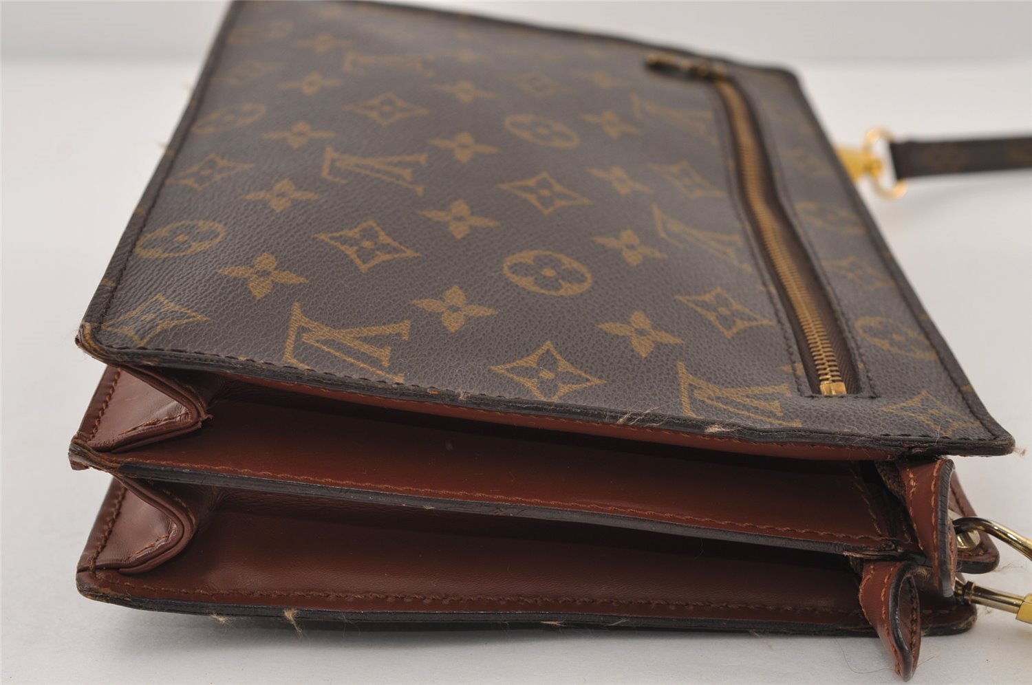 Authentic Louis Vuitton Monogram Enghien Shoulder Cross Bag M51205 LV 0881J