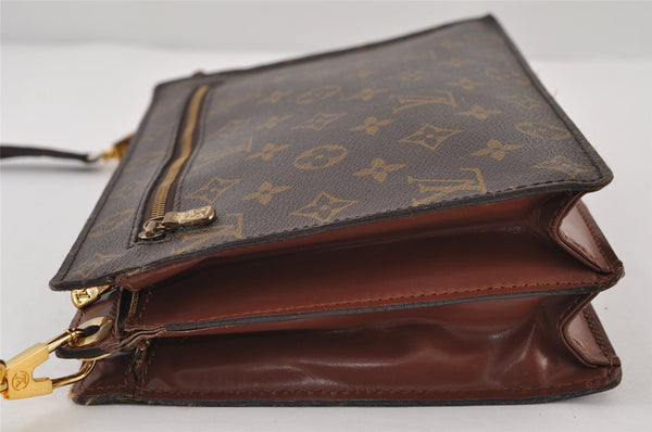 Authentic Louis Vuitton Monogram Enghien Shoulder Cross Bag M51205 LV 0881J
