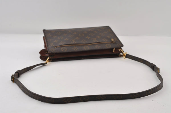 Authentic Louis Vuitton Monogram Enghien Shoulder Cross Bag M51205 LV 0881J