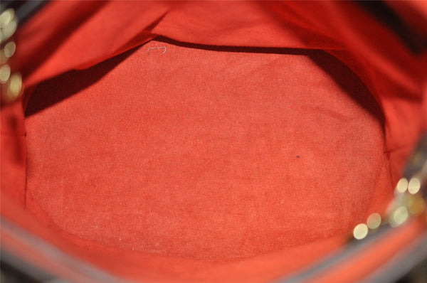 Authentic Louis Vuitton Damier Marais Bucket Shoulder Tote Bag N42240 LV 0882I