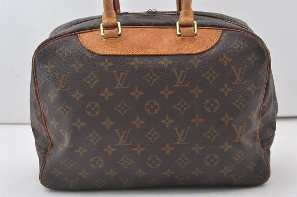 Authentic Louis Vuitton Monogram Deauville Hand Bag M47270 LV 0882J