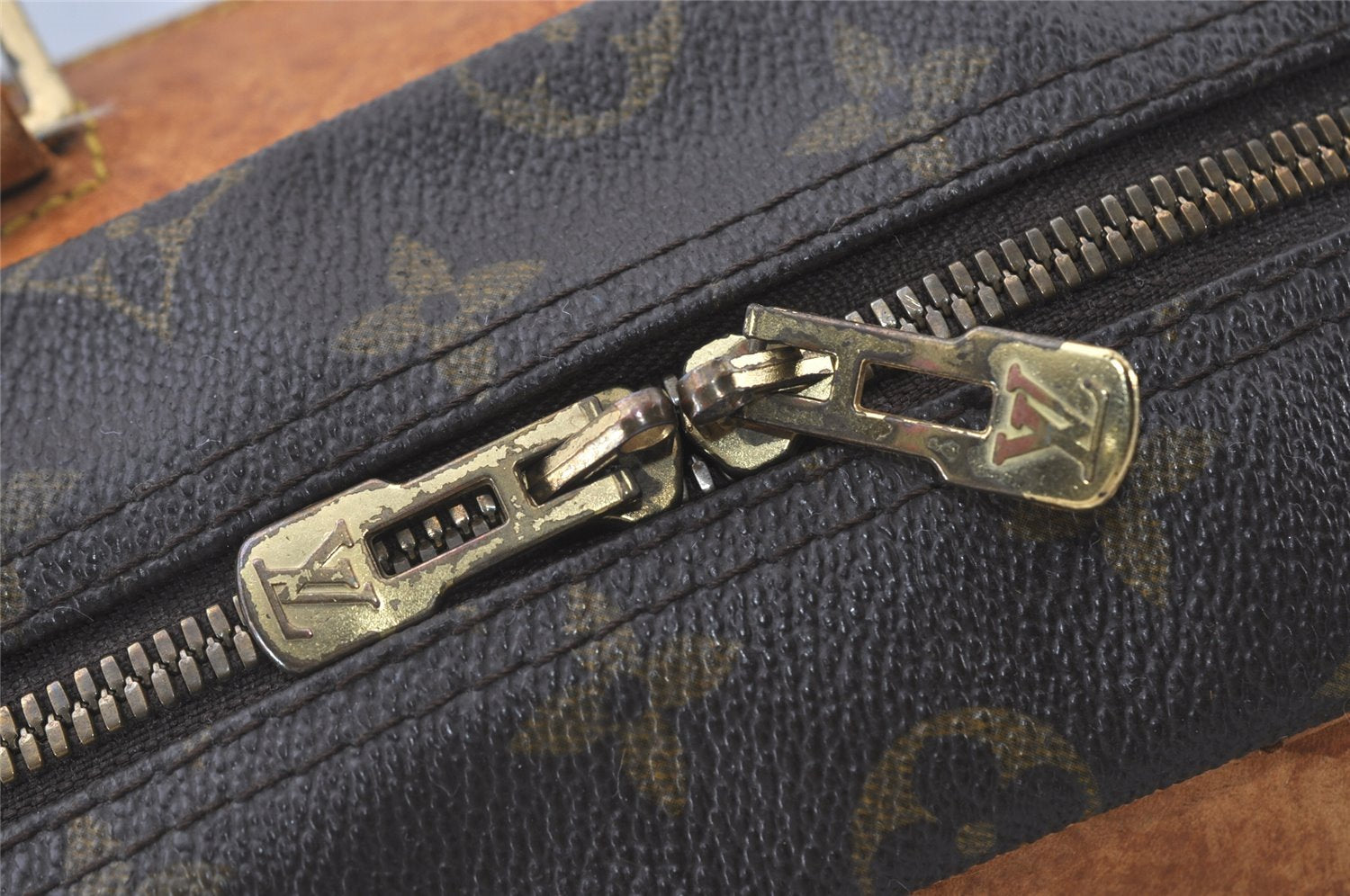 Authentic Louis Vuitton Monogram Deauville Hand Bag M47270 LV 0882J