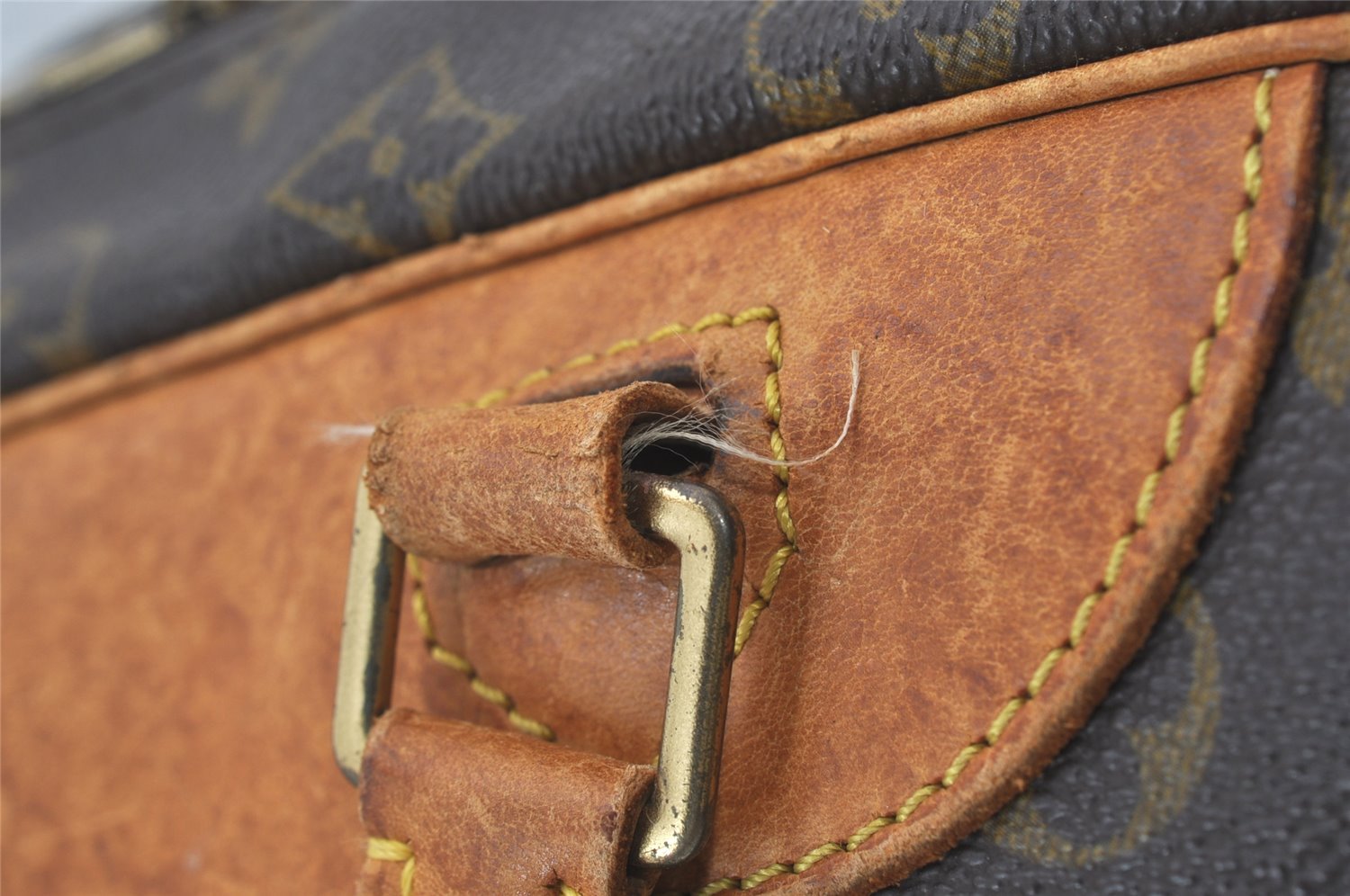 Authentic Louis Vuitton Monogram Deauville Hand Bag M47270 LV 0882J