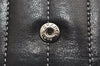 Authentic CHANEL Mademoiselle Lamb Skin Bifold Wallet Purse Pouch Black CC 0882K