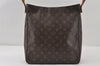 Authentic Louis Vuitton Monogram Looping GM Shoulder Bag M51145 LV 0883J