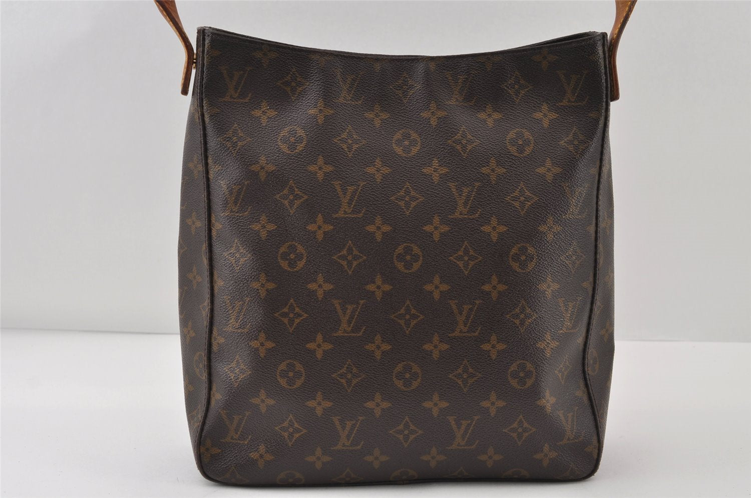 Authentic Louis Vuitton Monogram Looping GM Shoulder Bag M51145 LV 0883J