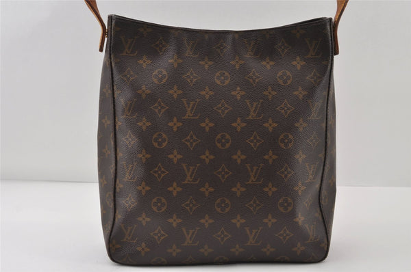 Authentic Louis Vuitton Monogram Looping GM Shoulder Bag M51145 LV 0883J