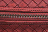 Authentic BOTTEGA VENETA Intrecciato Leather Shoulder Cross Body Bag Red 0884G