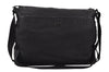 Authentic GUCCI Guccissima Shoulder Bag Nylon GG Leather 162781 Black 0884J