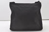 Authentic PRADA TESSUTO + SAFFI Nylon Leather Shoulder Bag 2VH251 Black 0885J