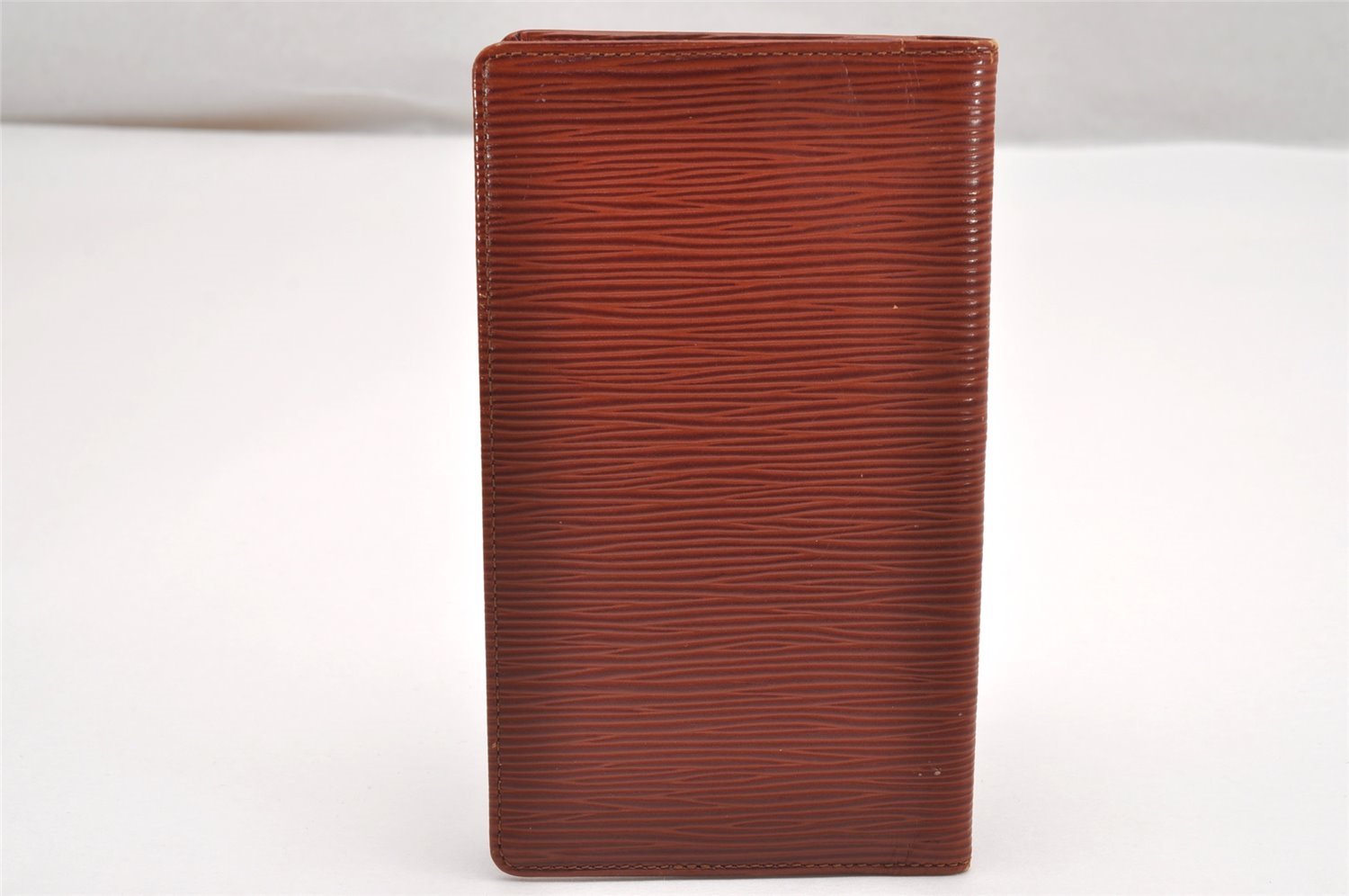 Authentic Louis Vuitton Epi Agenda Posh Notebook Cover Brown R20523 LV 0886J