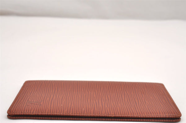 Authentic Louis Vuitton Epi Agenda Posh Notebook Cover Brown R20523 LV 0886J