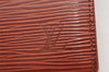 Authentic Louis Vuitton Epi Agenda Posh Notebook Cover Brown R20523 LV 0886J