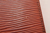 Authentic Louis Vuitton Epi Agenda Posh Notebook Cover Brown R20523 LV 0886J