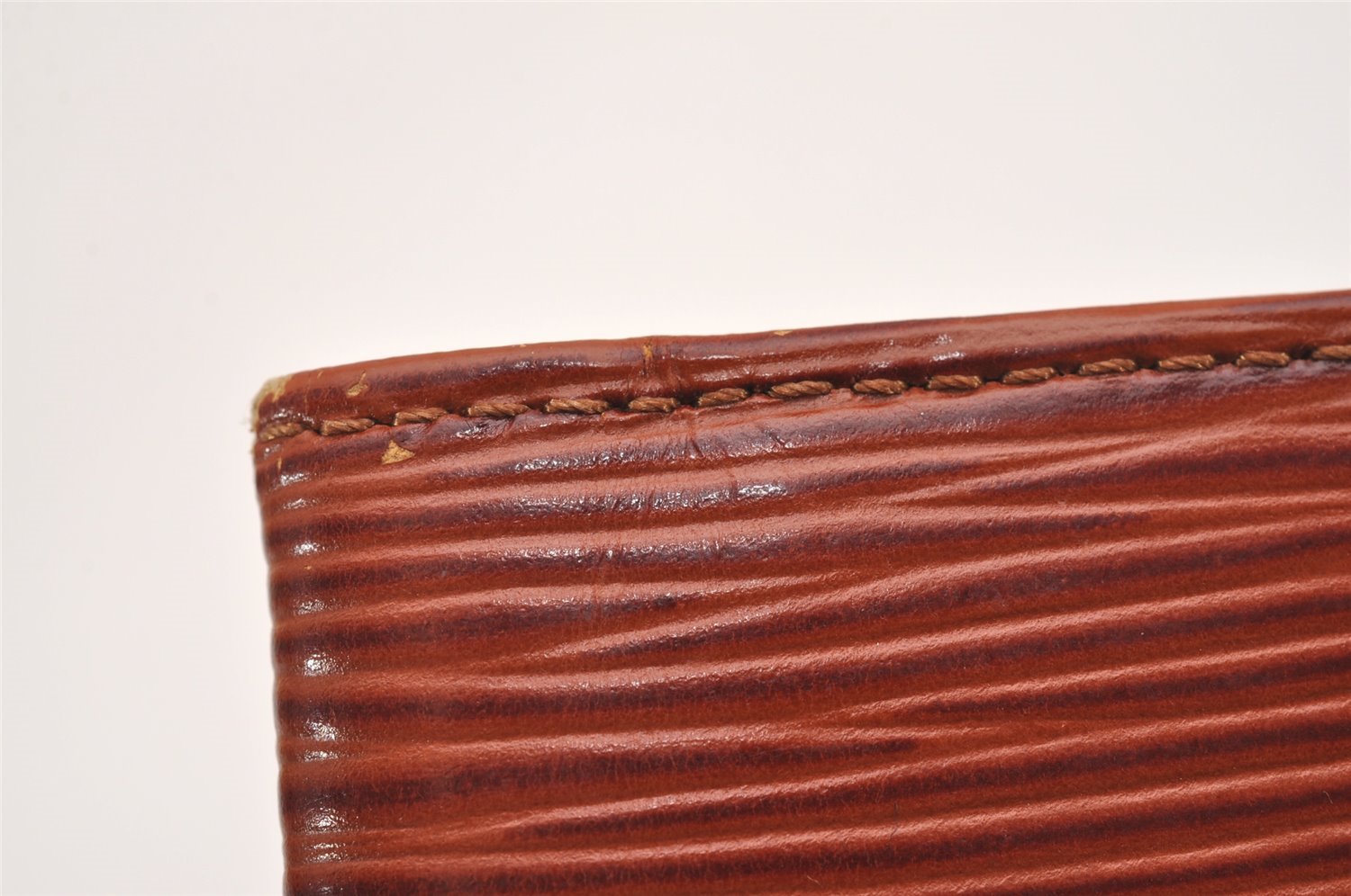 Authentic Louis Vuitton Epi Agenda Posh Notebook Cover Brown R20523 LV 0886J