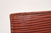 Authentic Louis Vuitton Epi Agenda Posh Notebook Cover Brown R20523 LV 0886J
