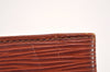 Authentic Louis Vuitton Epi Agenda Posh Notebook Cover Brown R20523 LV 0886J