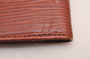 Authentic Louis Vuitton Epi Agenda Posh Notebook Cover Brown R20523 LV 0886J