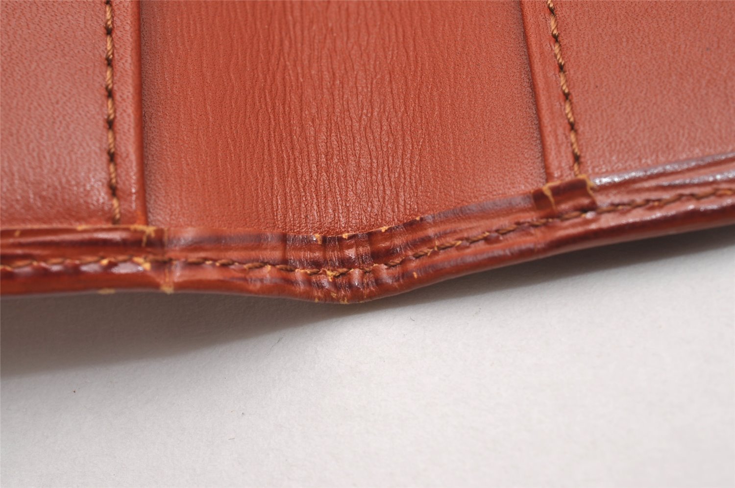 Authentic Louis Vuitton Epi Agenda Posh Notebook Cover Brown R20523 LV 0886J