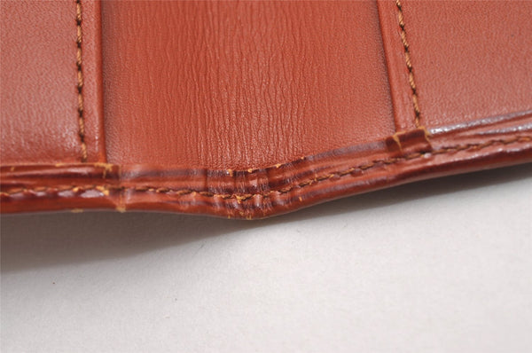 Authentic Louis Vuitton Epi Agenda Posh Notebook Cover Brown R20523 LV 0886J