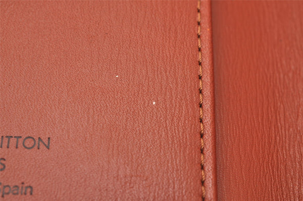 Authentic Louis Vuitton Epi Agenda Posh Notebook Cover Brown R20523 LV 0886J