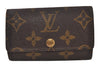 Authentic Louis Vuitton Monogram Multicles 6 Six Hooks Key Case M62630 LV 0887J