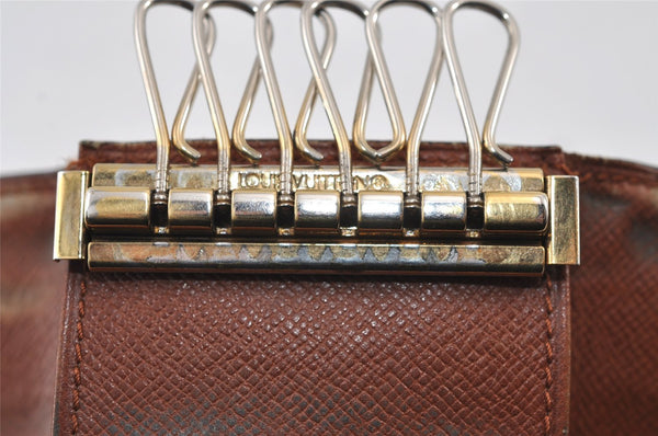 Authentic Louis Vuitton Monogram Multicles 6 Six Hooks Key Case M62630 LV 0887J