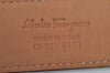 Authentic Salvatore Ferragamo Gancini Belt Leather Size 36.4-40.2" Black 0887K