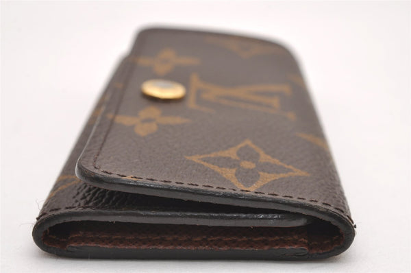Authentic Louis Vuitton Monogram Multicles 4 Four Hooks Key Case M62631 LV 0888J