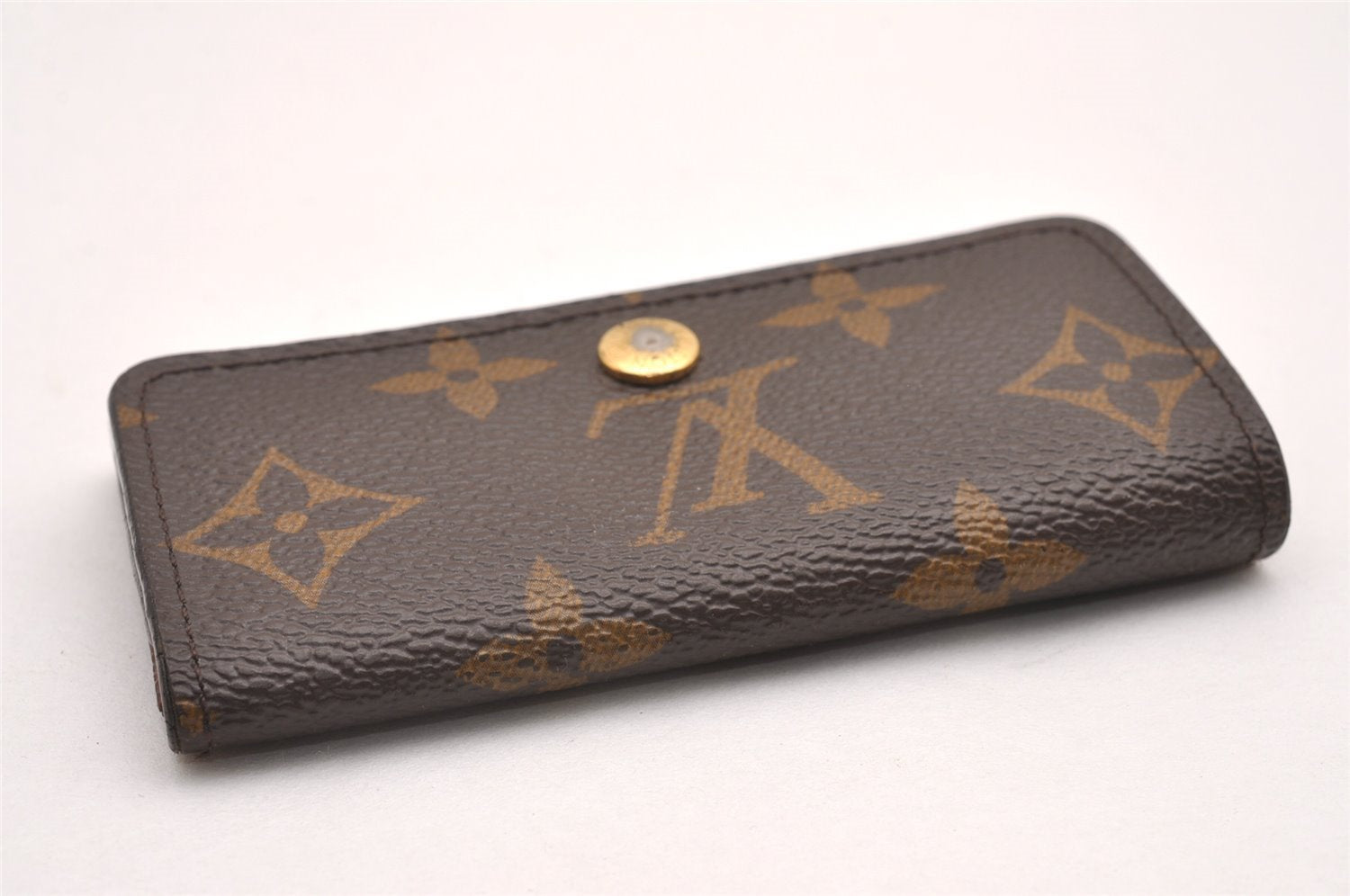 Authentic Louis Vuitton Monogram Multicles 4 Four Hooks Key Case M62631 LV 0888J