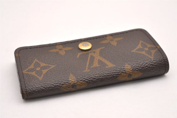 Authentic Louis Vuitton Monogram Multicles 4 Four Hooks Key Case M62631 LV 0888J