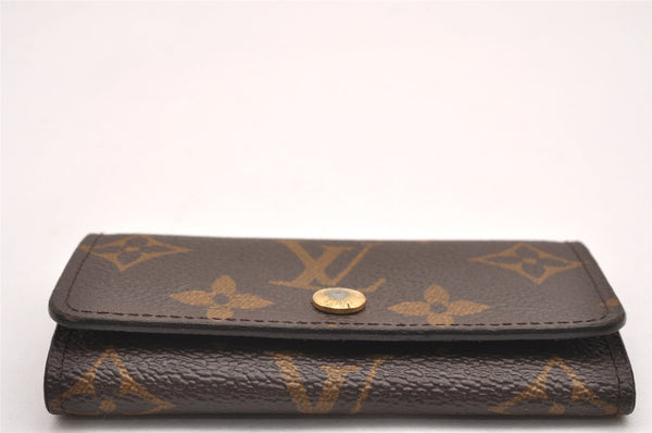 Authentic Louis Vuitton Monogram Multicles 4 Four Hooks Key Case M62631 LV 0888J