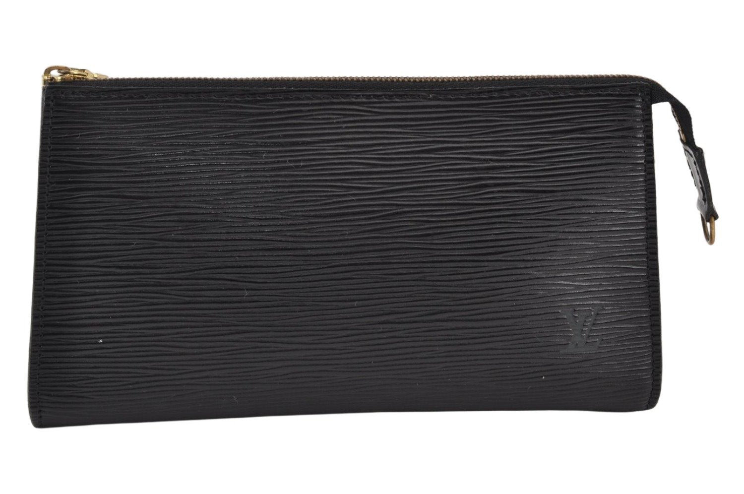 Authentic Louis Vuitton Epi Pochette Accessoires Pouch Black M52952 Junk 0888K